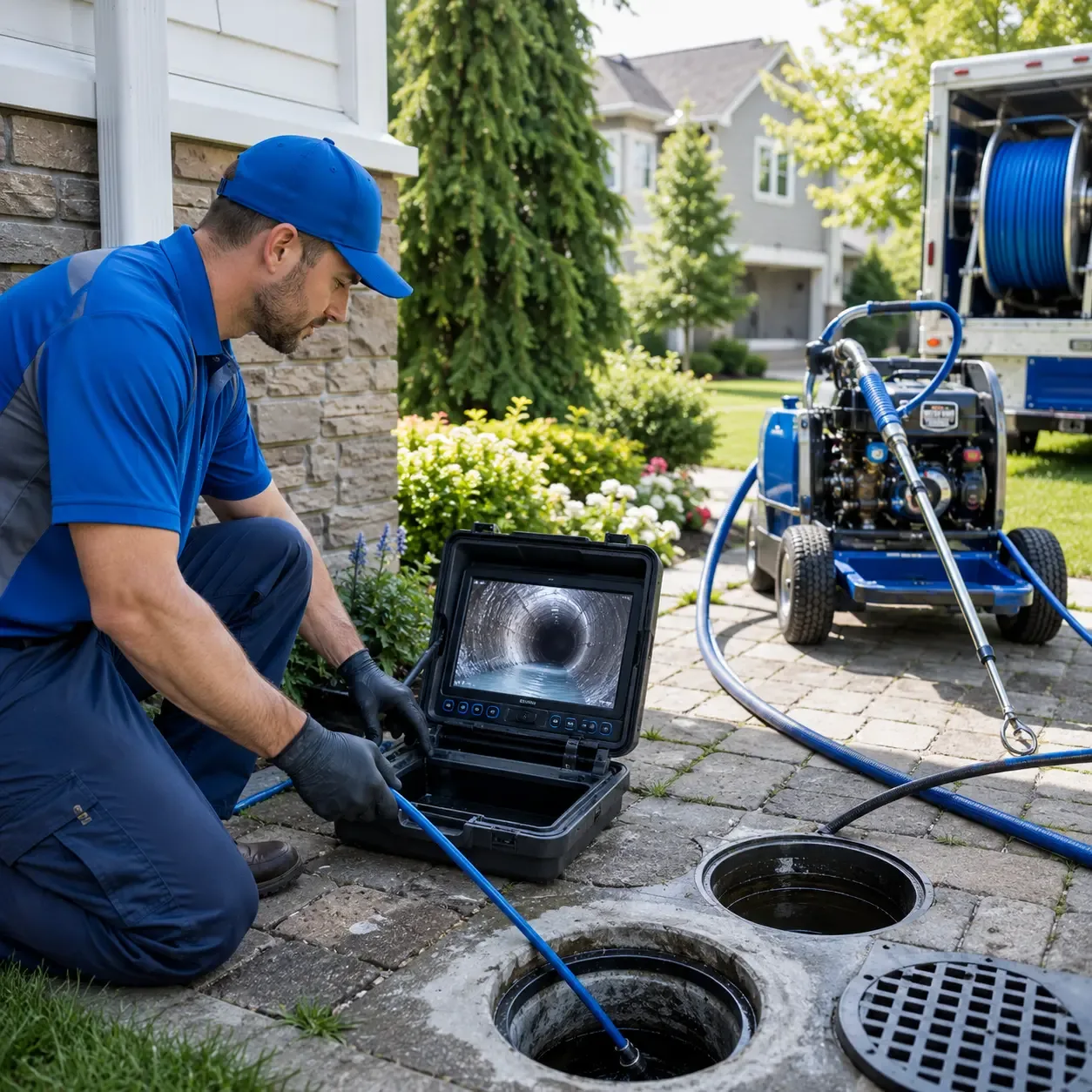 Outdoor drain cleaning professionals serving White Cloud, KS